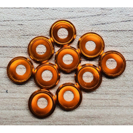 Rondelle cuvette M5 orange 10pcs