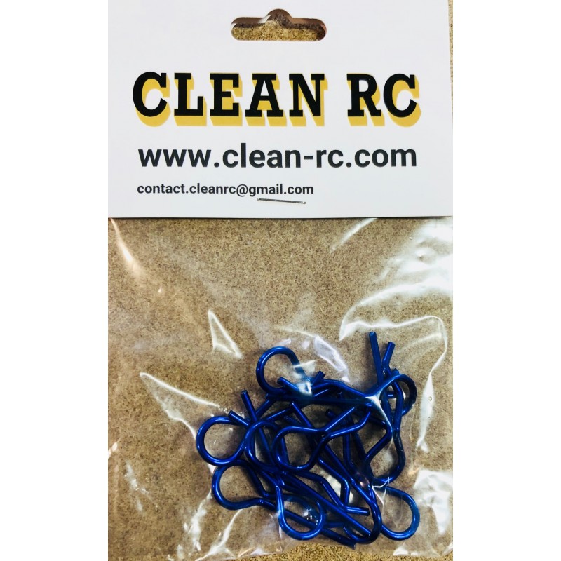 Clips de carrosserie 1.8mm Clean RC