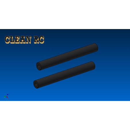 Tige latérale de carrosserie 2pcs